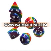 Manufacture sale Custom colored engraved dice for gift